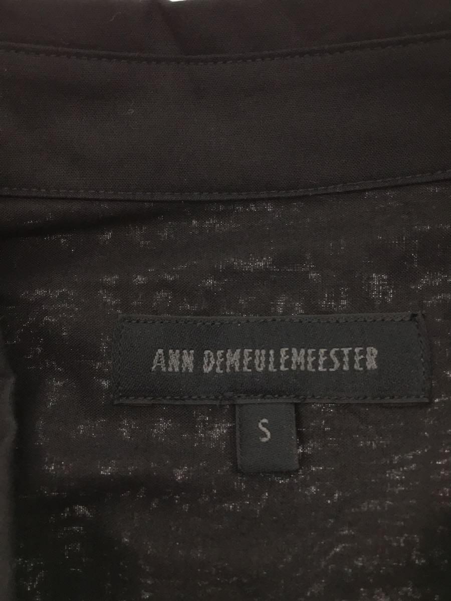 ANN DEMEULEMEESTER/薔薇/長袖シャツ/S/コットン/BLK/AM02083604120//_画像3