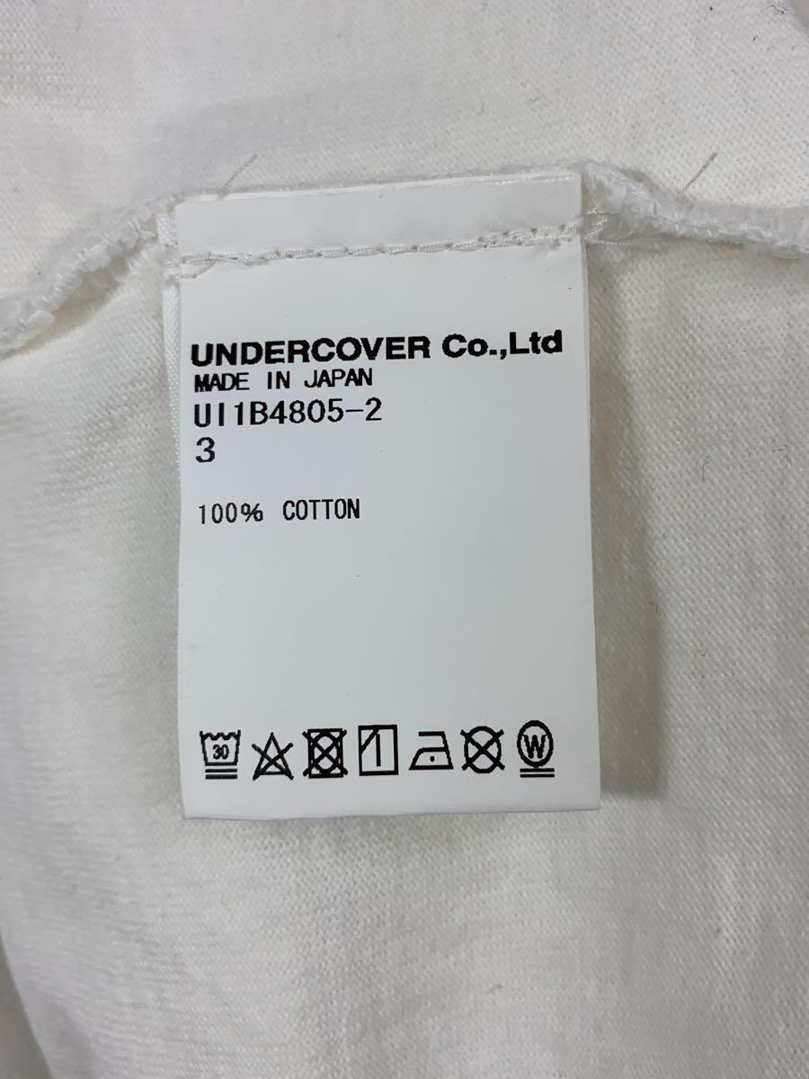 UNDERCOVERISM◆Tシャツ/3/コットン/WHT/UI1B4805-2_画像4