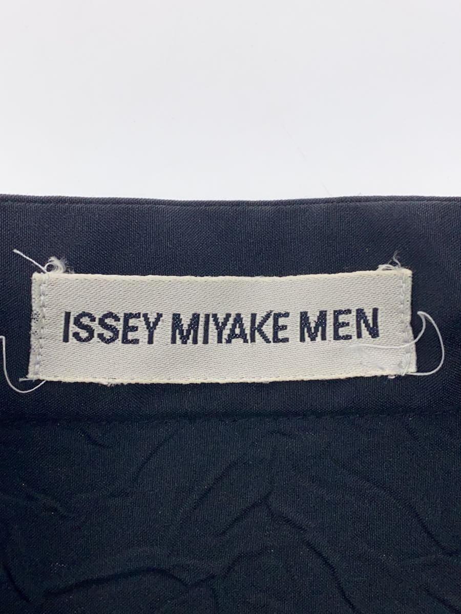 ISSEY MIYAKE MEN◆長袖シャツ/S/ポリエステル/BLK_画像3