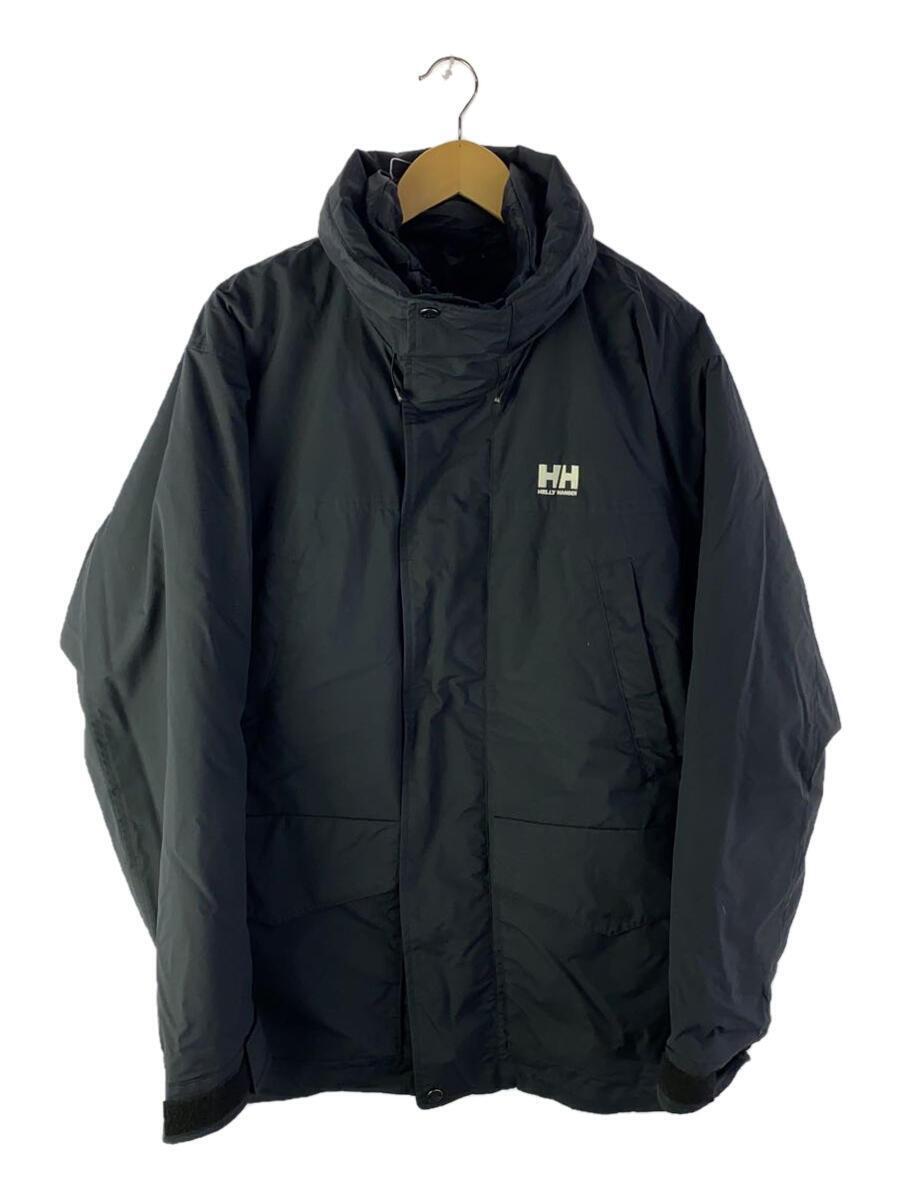 HELLY HANSEN◆ダウンジャケット/L/ナイロン/BLK/無地/HH12150WS_画像1