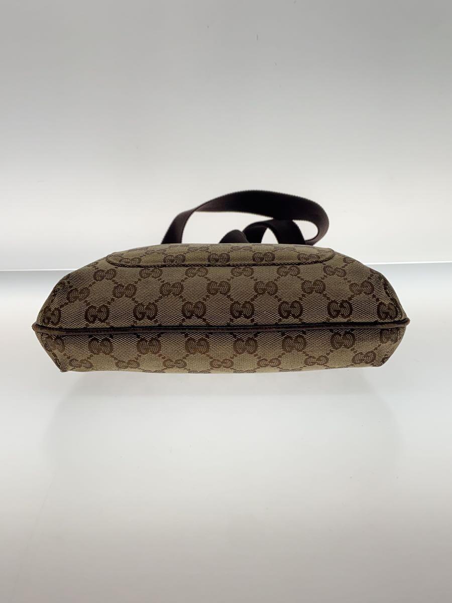 GUCCI◆ショルダーバッグ_GGキャンバス/キャンバス/BRW_画像4