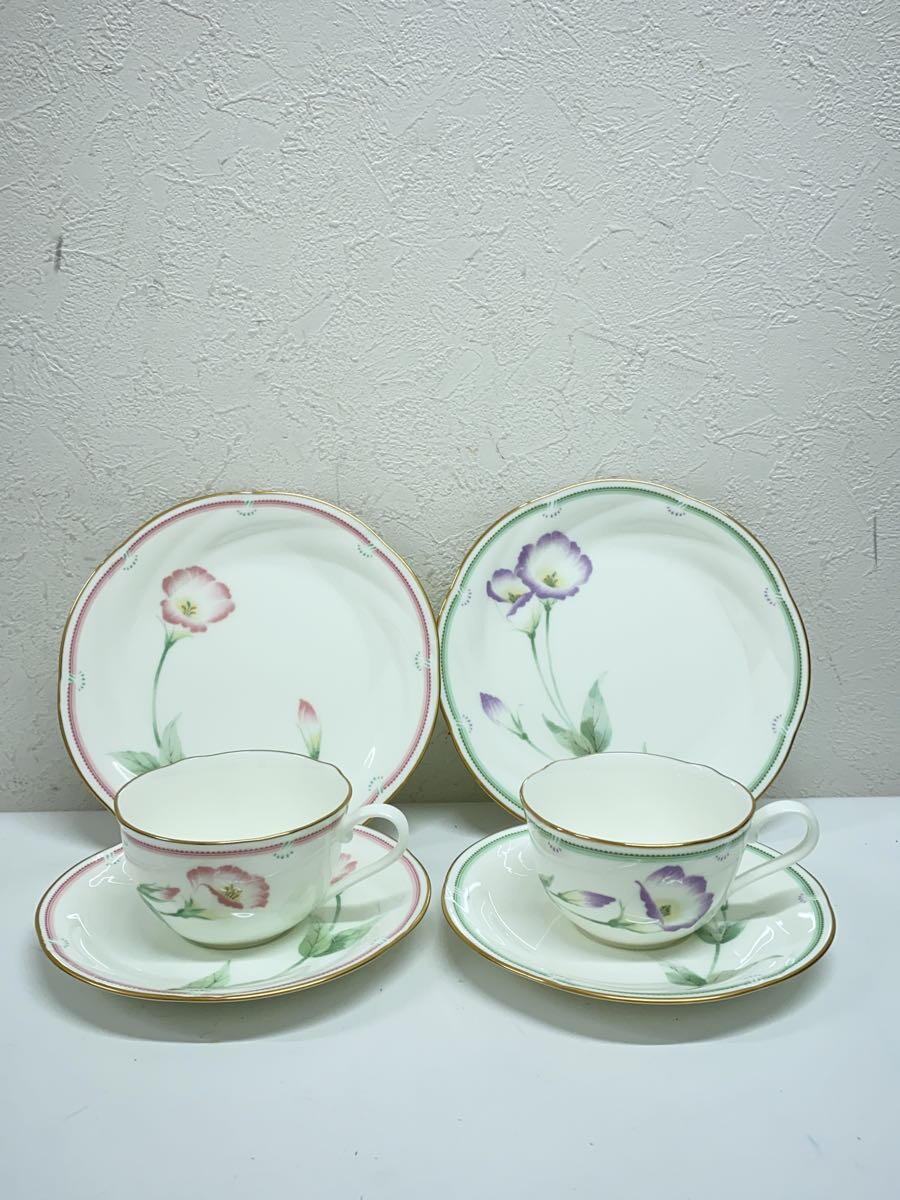 Noritake◆カップ&ソーサー/2点セット/WHT/Y6745_画像1