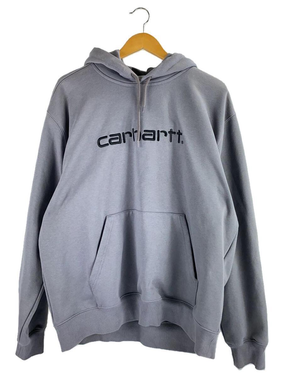 Carhartt◆Hooded Sweat/パーカー/XL/ポリエステル/GRY/IO27093_画像1