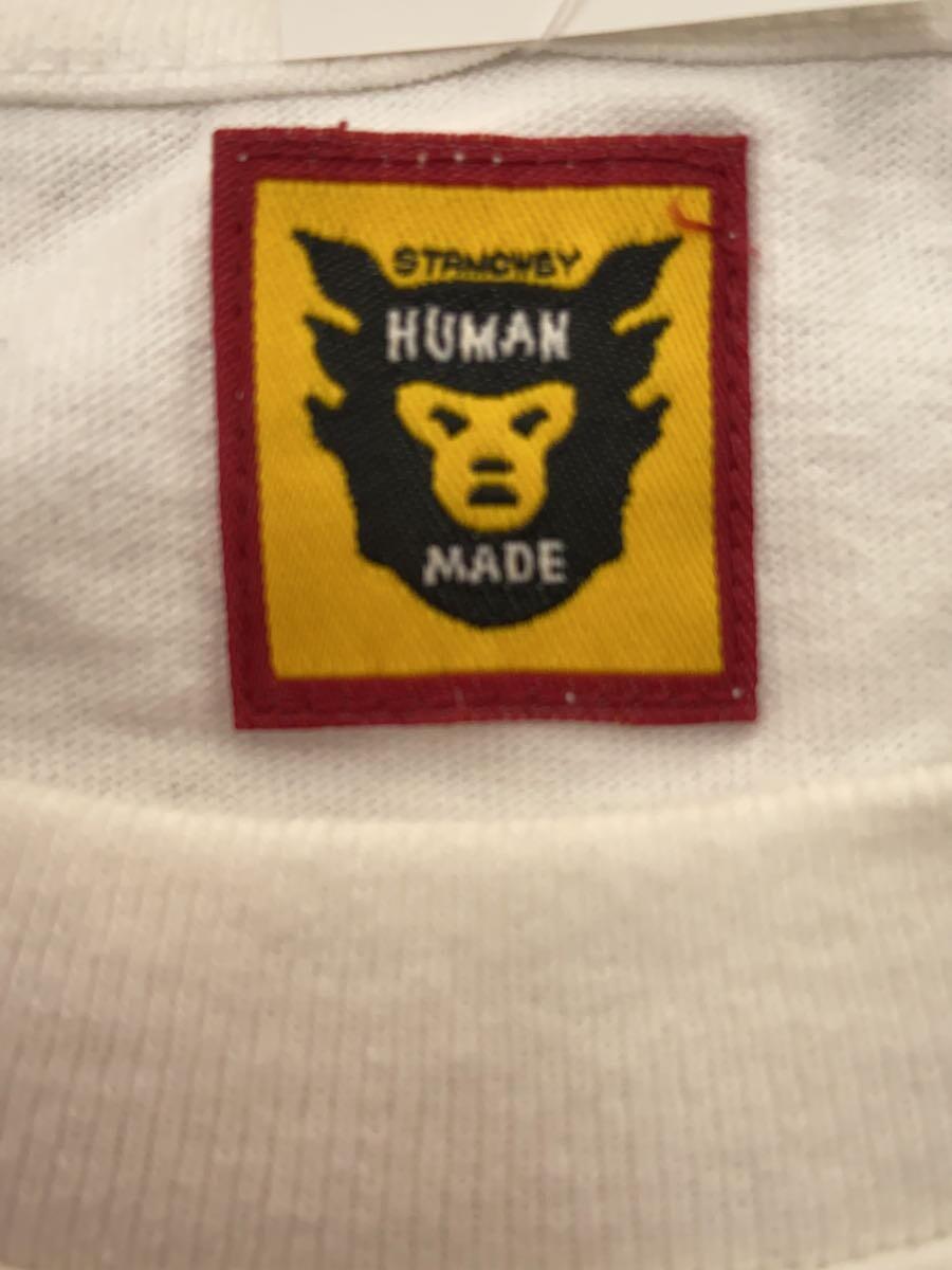 HUMAN MADE◆長袖Tシャツ/XXL/コットン/WHT_画像3