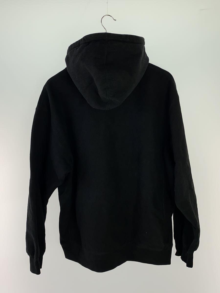 Supreme◆22SS/Raised Handstyle Hooded Sweatshirt/L/コットン/BLK_画像2