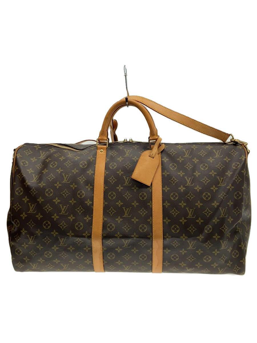 LOUIS VUITTON◆キーポル・バンドリエール60_モノグラム・キャンバス_BRW/PVC/ブラウン/モノグラム/M41412_画像1