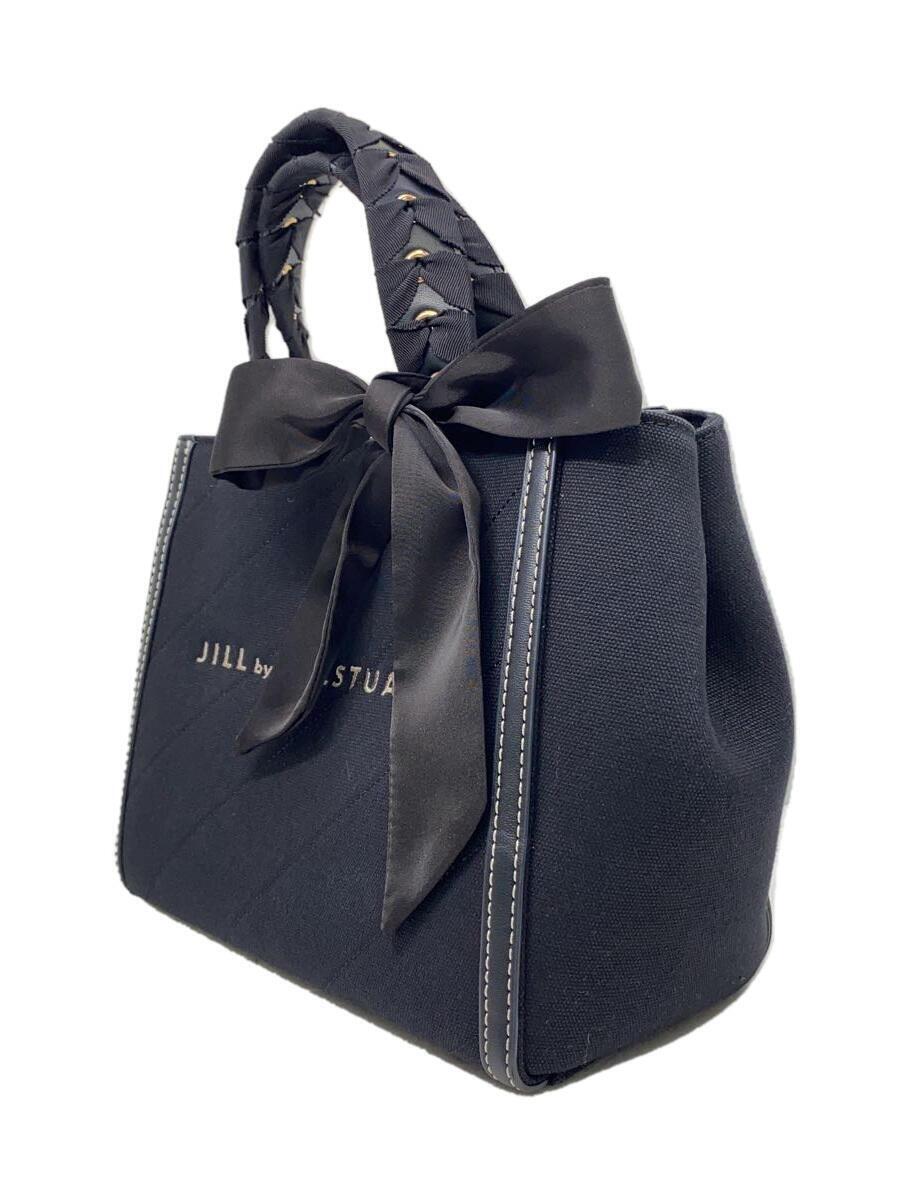 JILL by JILLSTUART◆ハンドバッグ/キャンバス/BLK/125-2183003_画像2