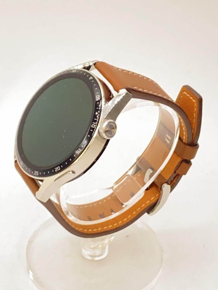 Huawei◆HUAWAI WATCH GT 3/46mm/スマートウォッチ/-/レザー/CML/JPT-B29_画像2