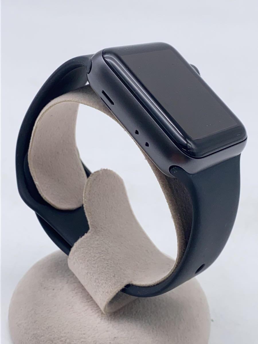 Apple◆Apple Watch Series 3 GPSモデル 38mm MTF02J/A ブラックスポーツバンド_画像3