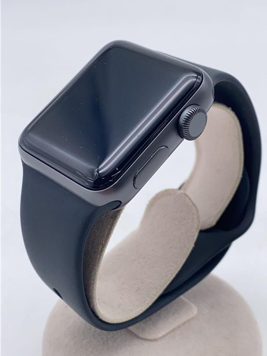 Apple◆Apple Watch Series 3 GPSモデル 38mm MTF02J/A ブラックスポーツバンド_画像2