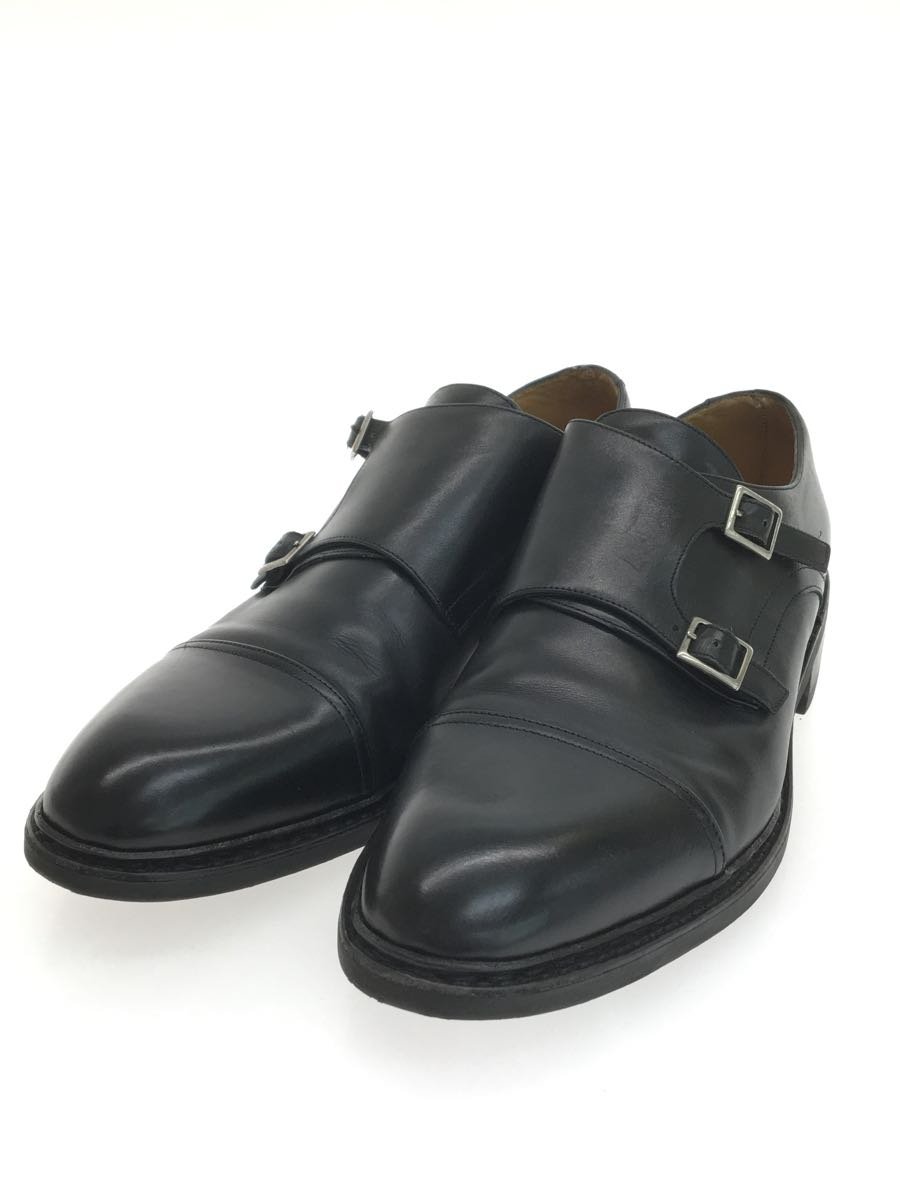 Paraboot◆CHAMBORD/ドレスシューズ/UK9/BLK/レザー/73129/スレ傷・使用感有_画像2