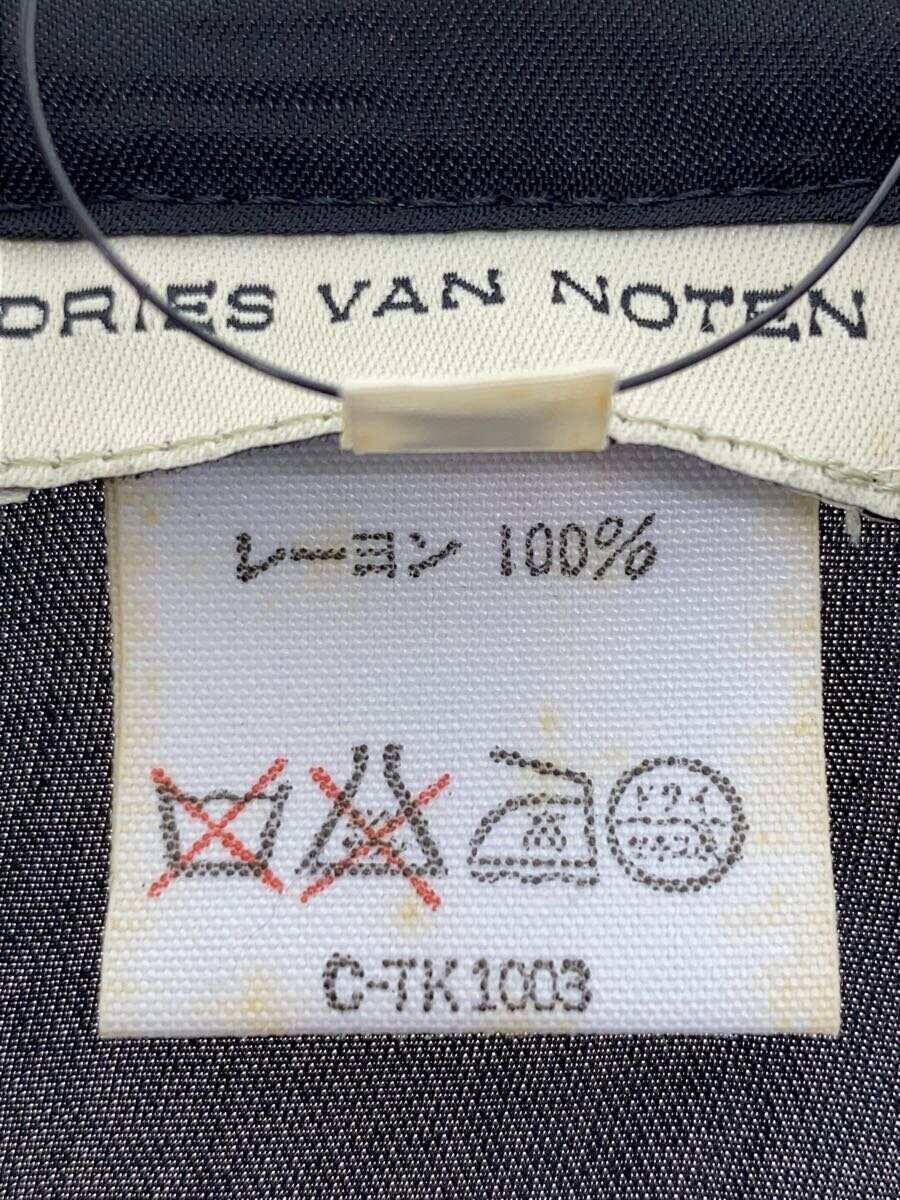 DRIES VAN NOTEN◆ボトム/36/レーヨン/ブラック_画像5