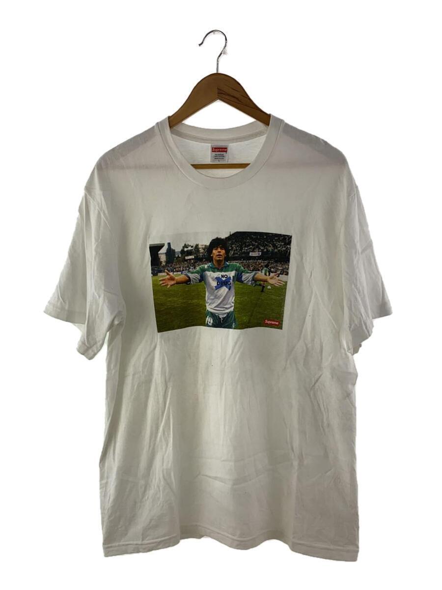 Supreme◆24SS/Maradona Tee/Tシャツ/L/コットン/ホワイト_画像1