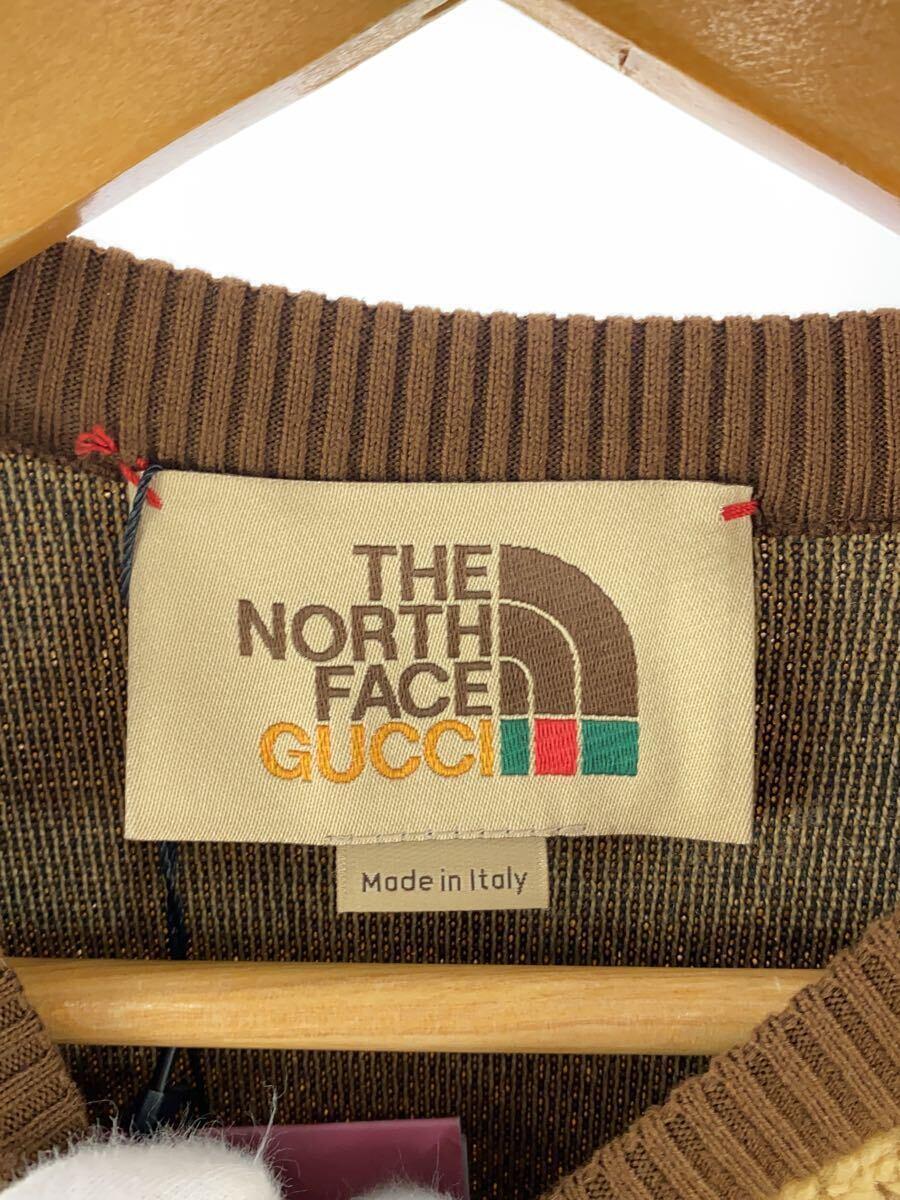 GUCCI◆スウェット/XS/ポリエステル/ベージュ/644662/×THE NORTH FACE/グッチ_画像3