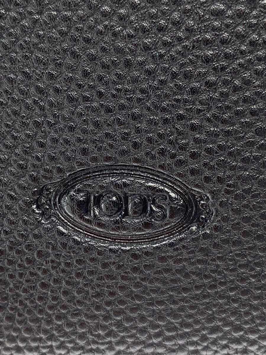 TOD’S◆ハンドバッグ/レザー/BLK/無地/XBWAPAEL000QRI B999_画像5