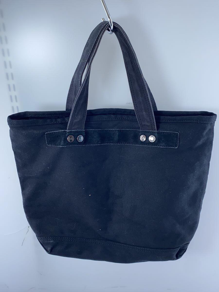 MARC BY MARC JACOBS◆トートバッグ/コットン/BLK_画像3