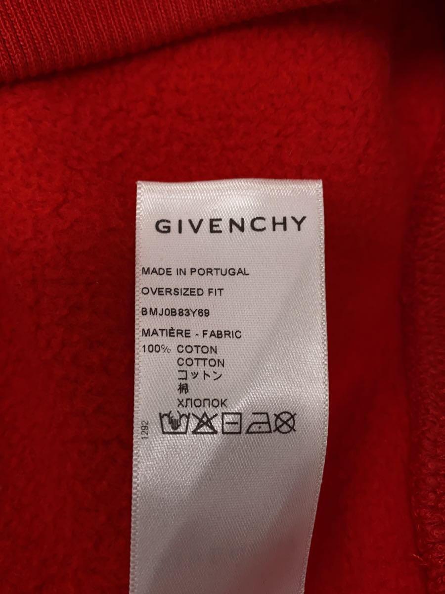 GIVENCHY◆スウェット/S/コットン/RED/BMJ0B83Y69_画像5