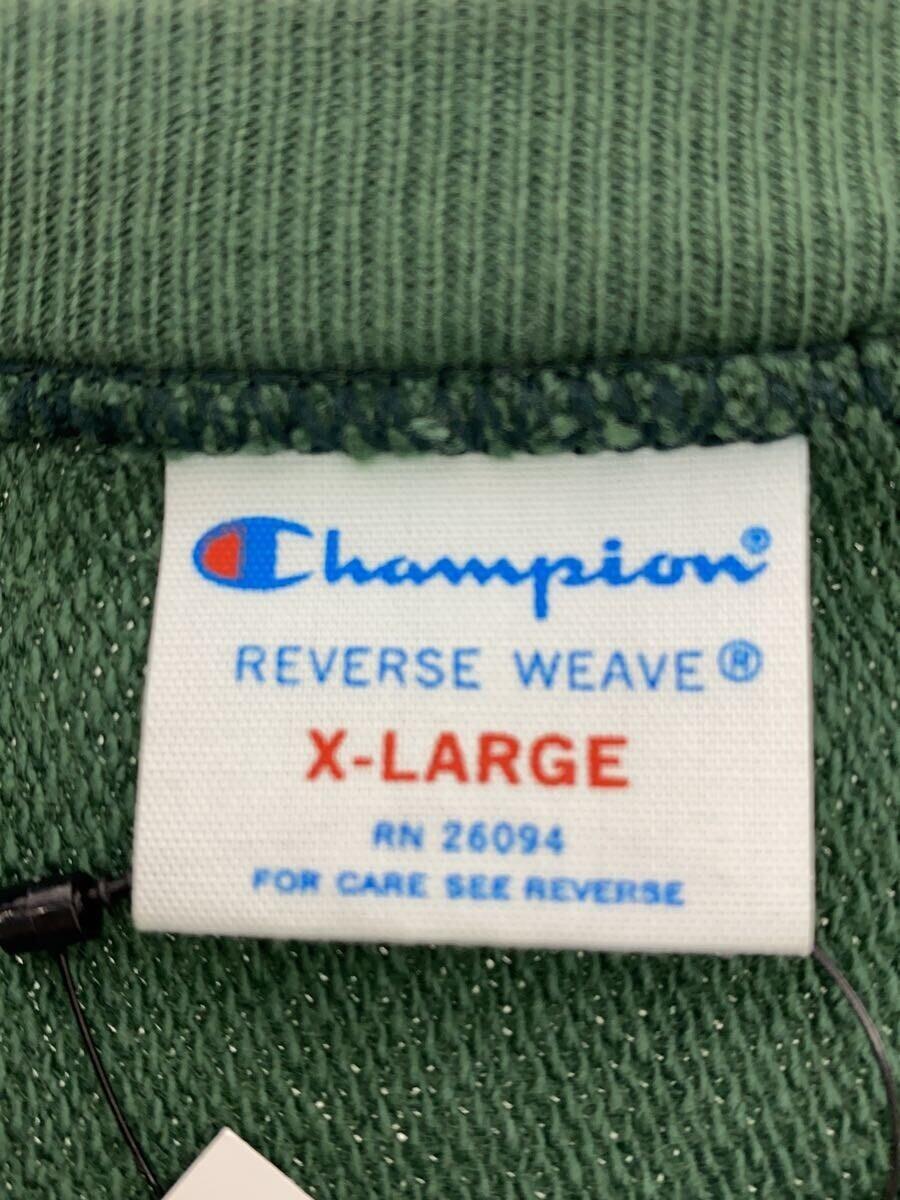 Champion◆スウェット/XL/コットン/GRN/無地/C8-V009_画像3