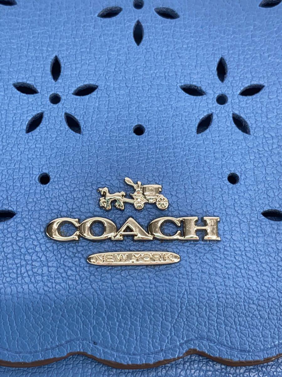 COACH◆長財布/-/BLU/レディース/F39997//_画像3