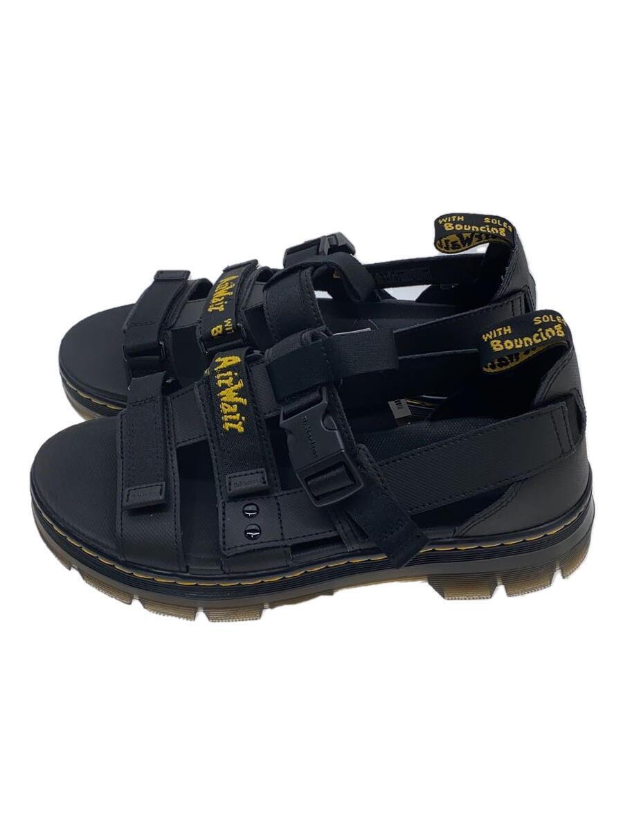 Dr.Martens◆サンダル/UK8/BLK/26473001/PEARSON_画像1