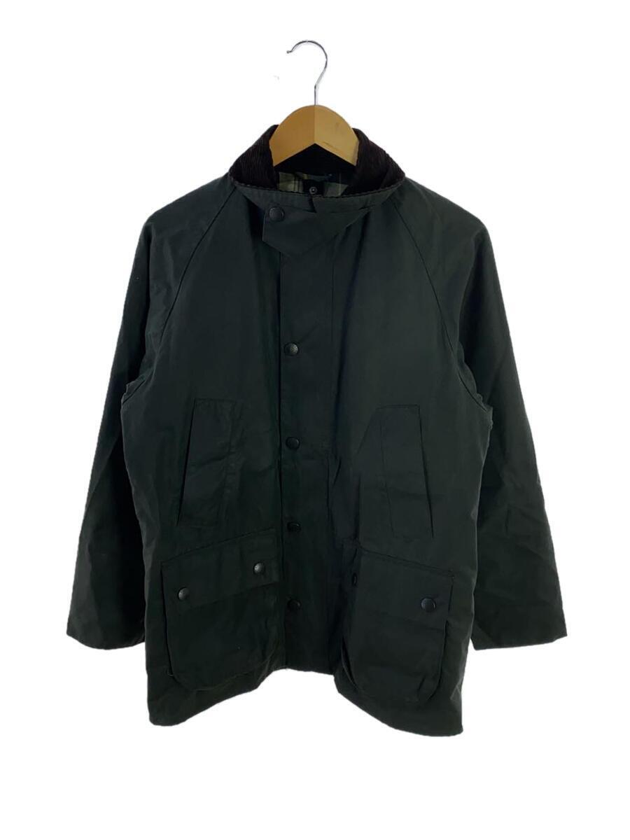 Barbour◆BEDALEビデイルワックスジャケット/36/コットン/GRN/無地/232MWX0018_画像1