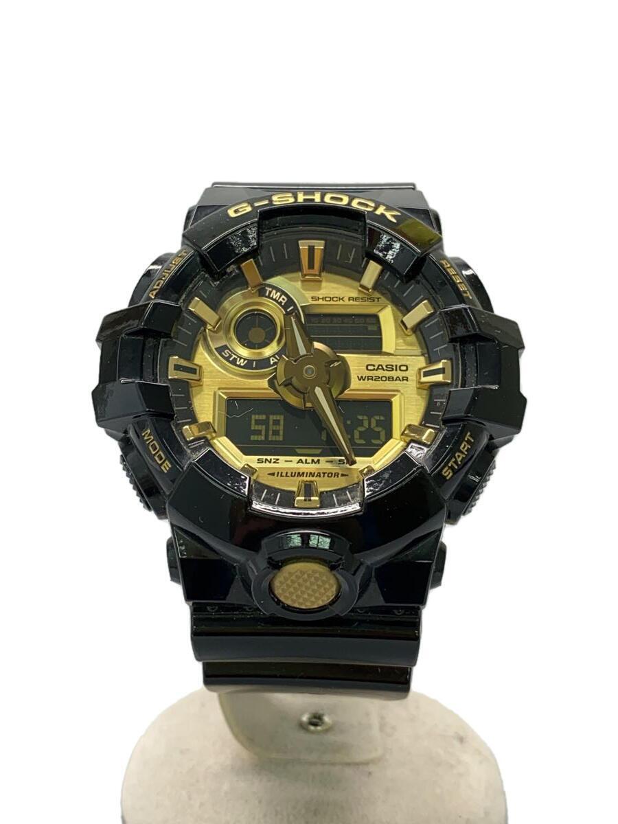 CASIO◆クォーツ腕時計・G-SHOCK/デジアナ/BLK/GA-710GB-1AJF_画像1