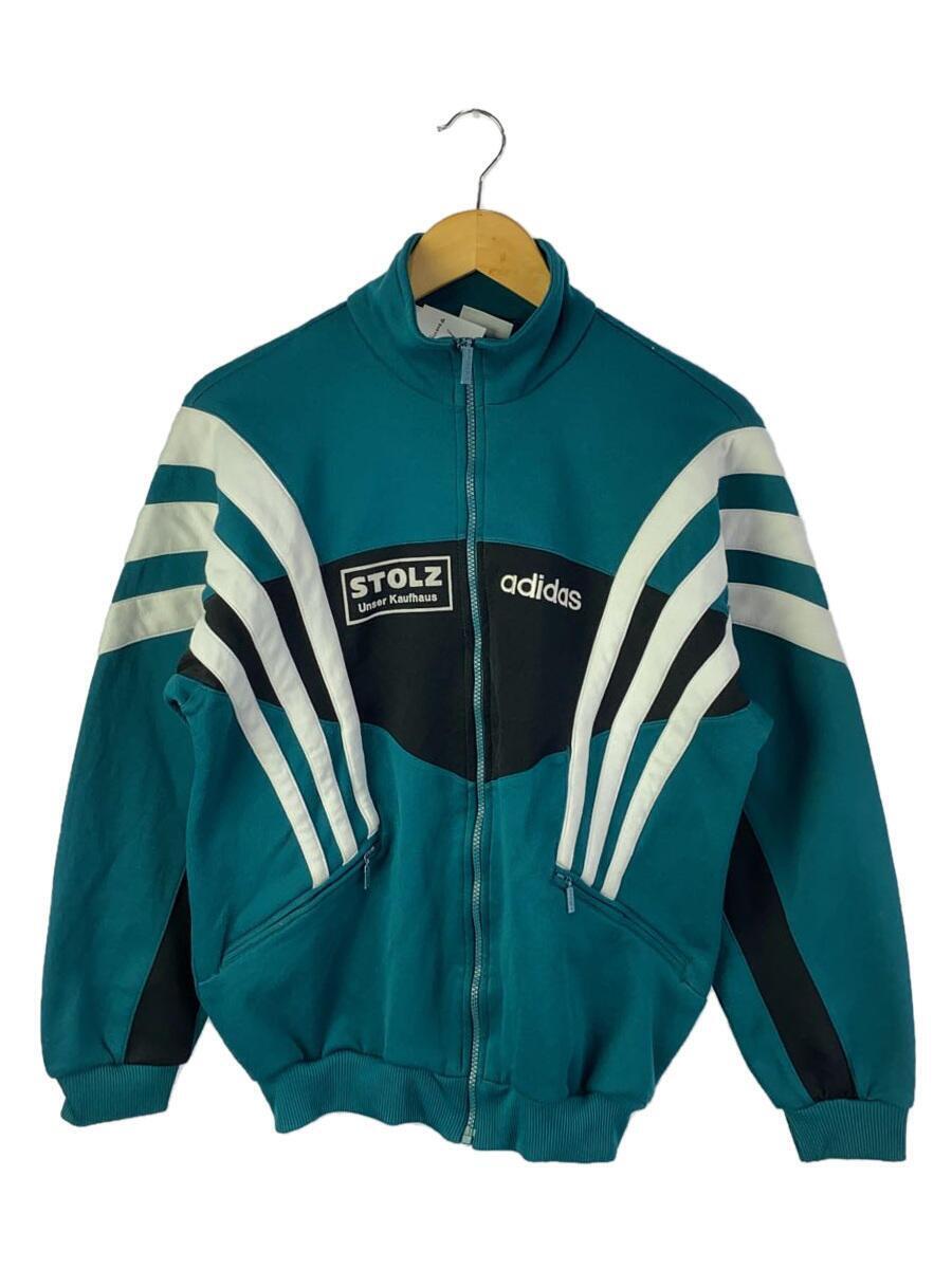 adidas◆90s/トラックジャケット/FC EINTRACHT SCHWERIN/ポリエステル/グリーン