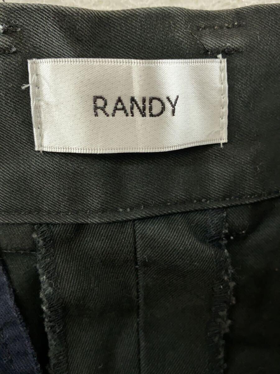 RANDY◆ブーツカットパンツ/1/コットン/BLK/20SS-RPT05_画像4