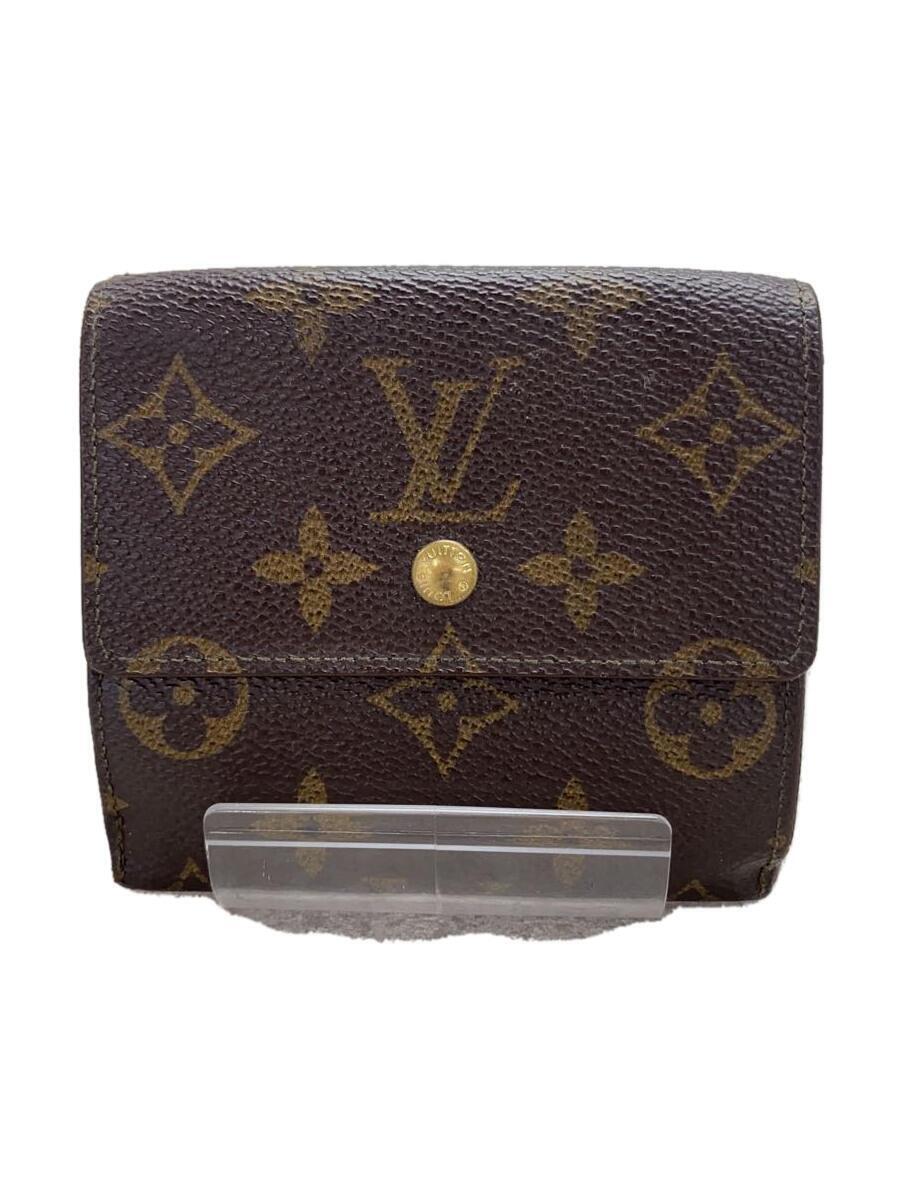 LOUIS VUITTON◆ポルト・モネ・ビエ・カルト・クレディ_モノグラム・キャンバス_BRW/PVC/BRW/レディース_画像1