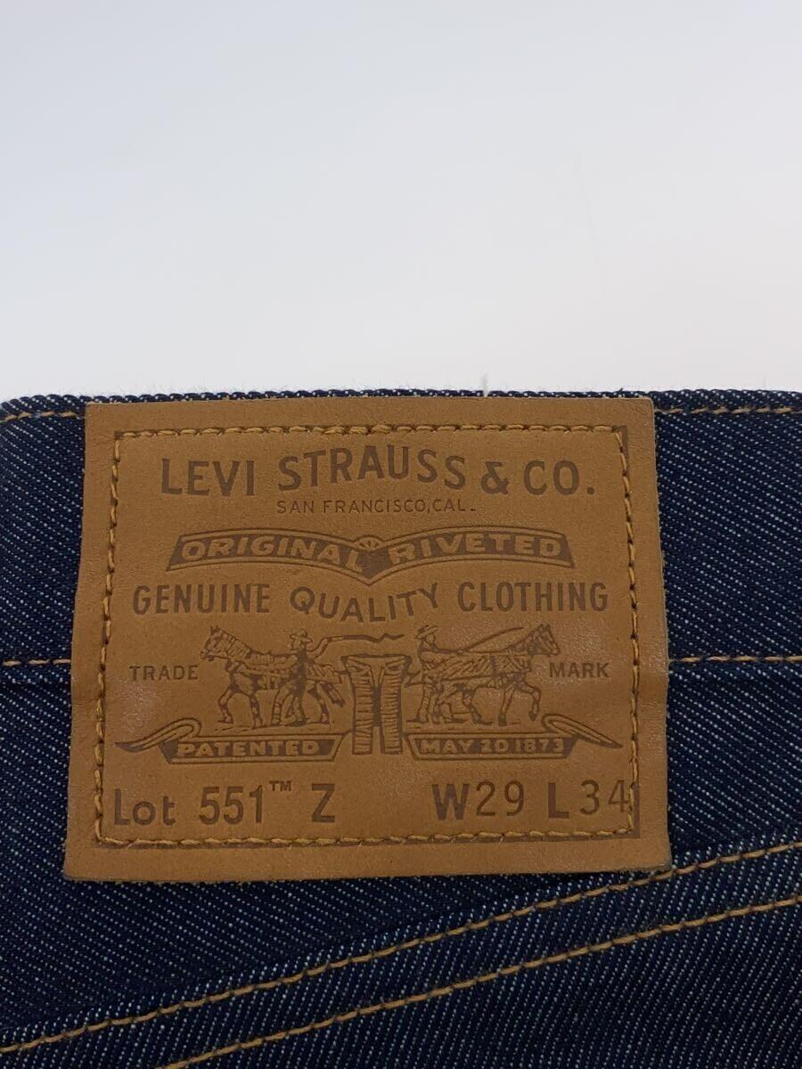 LEVI'S PREMIUM◆551Z/セルビッチストレートパンツ/29/デニム/IDG/A1183-0000_画像4