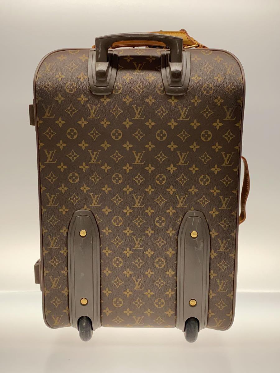 LOUIS VUITTON◆ペガス45_モノグラム・キャンバス_BRW/PVC/BRW_画像3