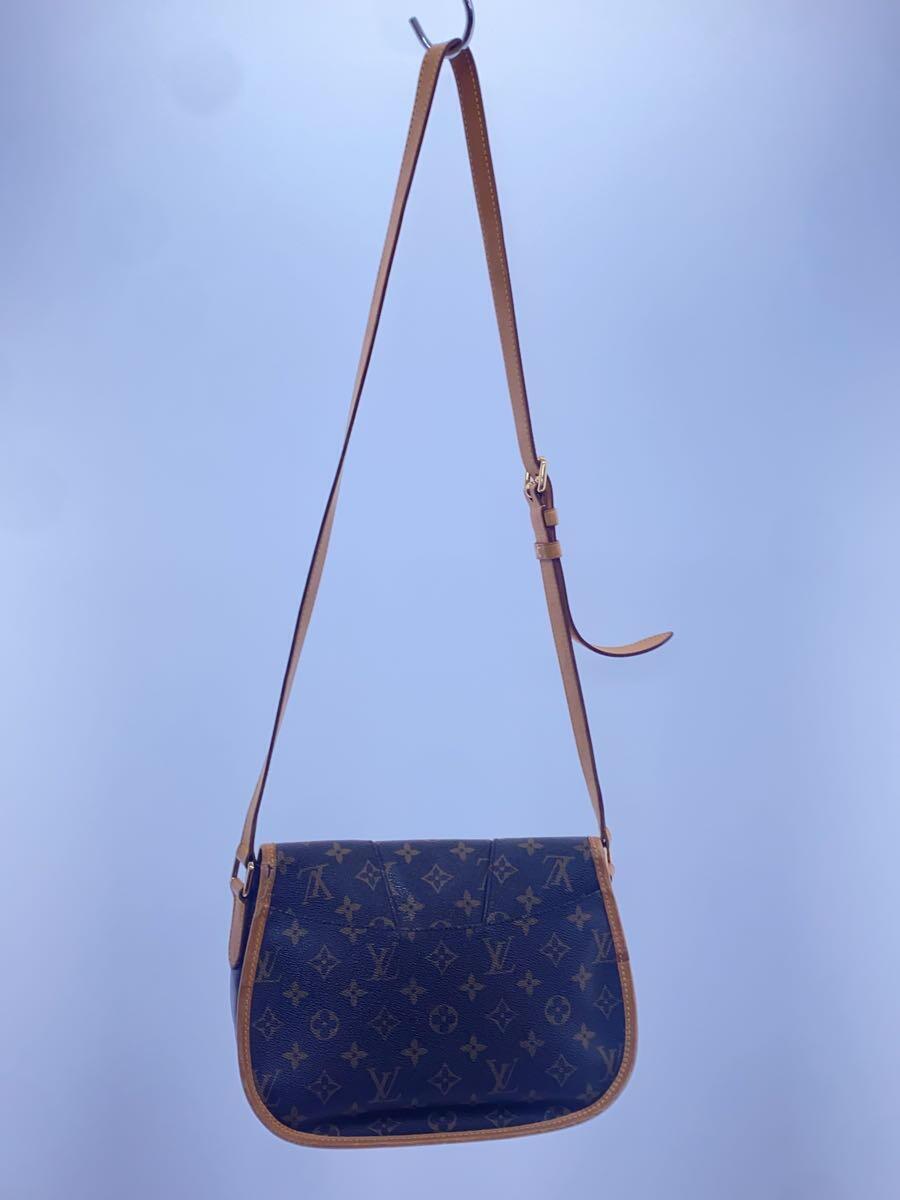 LOUIS VUITTON◆メニルモンタンPM_モノグラム・キャンバス_BRW/PVC/BRW/ブラウン_画像3