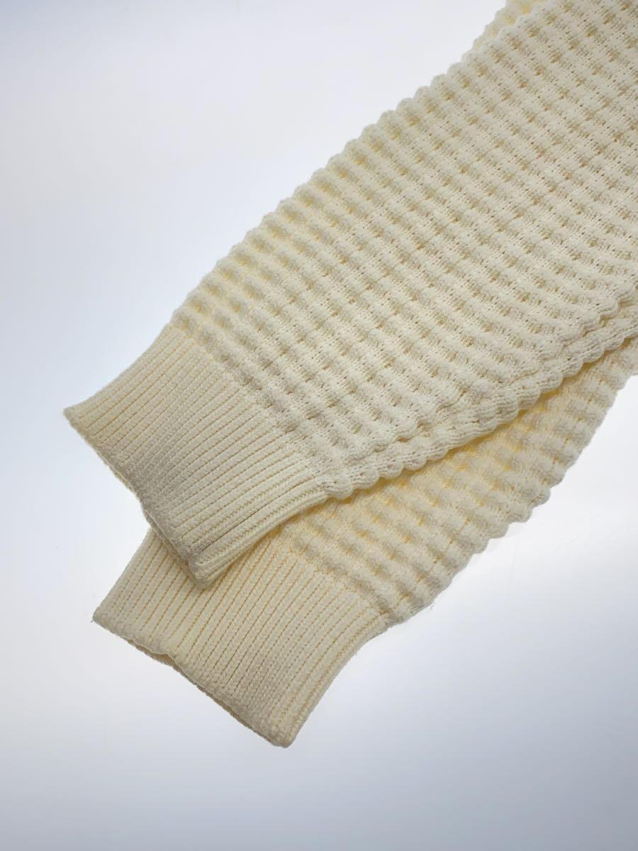 LOUIS VUITTON◆20SS/Back Logo Jacquard Knit Sweater/セーター(厚手)/XL/コットン/CRM_画像6