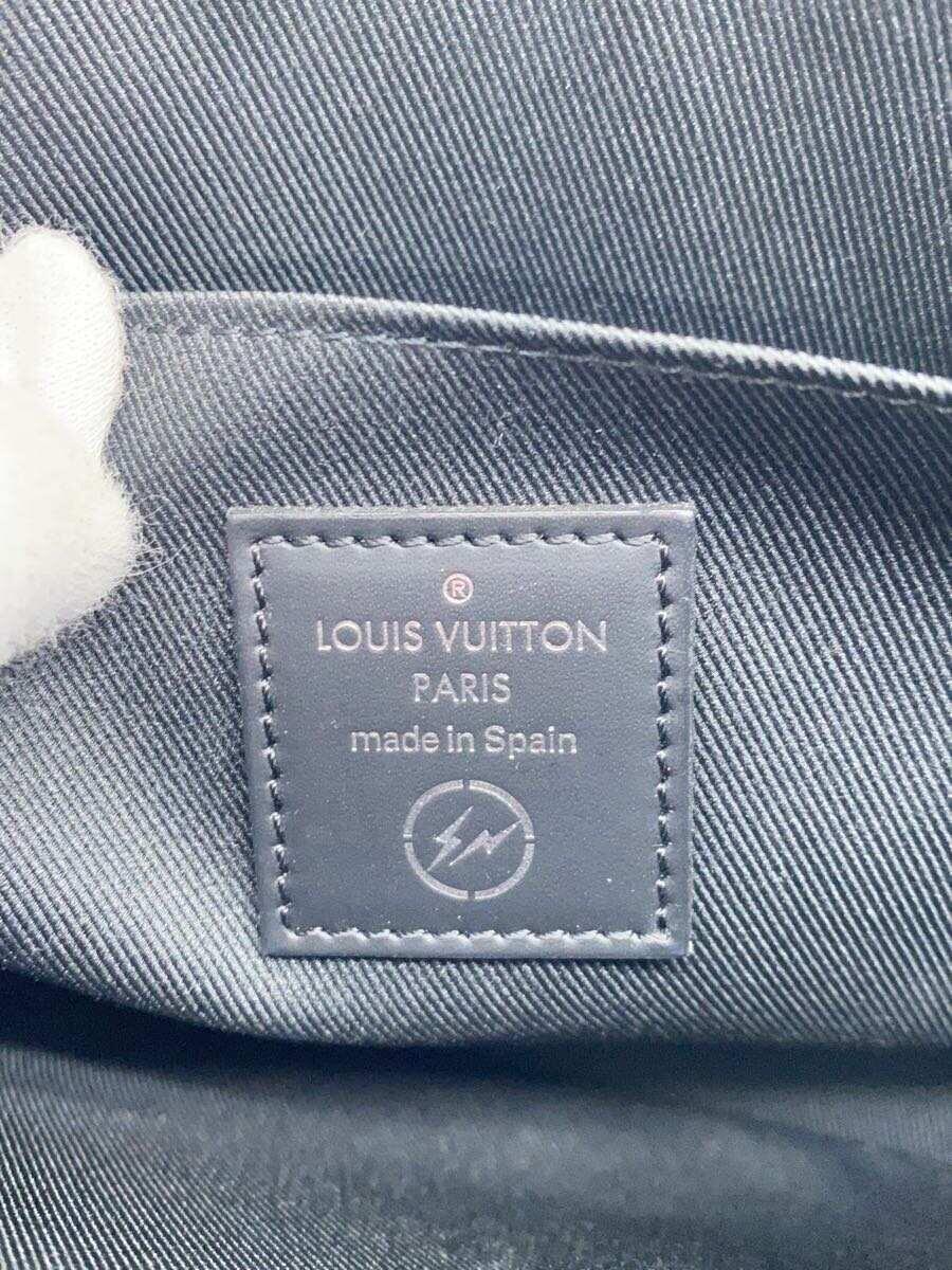 LOUIS VUITTON◆ポーチ/レザー/BLK/総柄/M64449_画像5