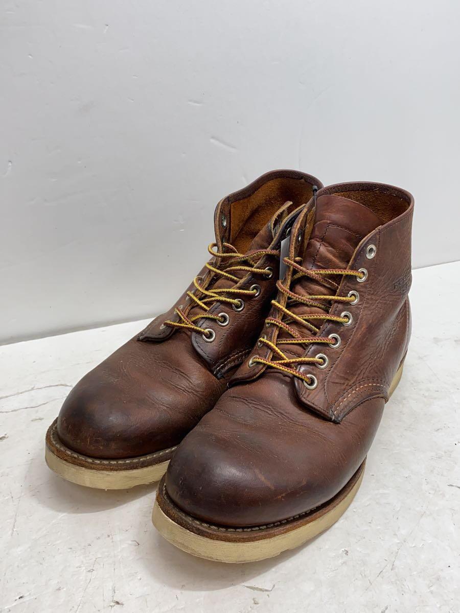 RED WING◆レースアップブーツ/25.5cm/BRW/9111_画像2