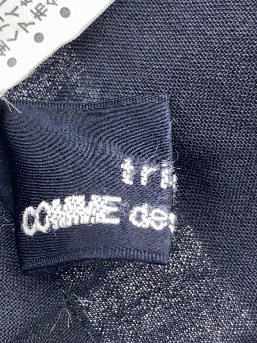 tricot COMME des GARCONS◆AD1994/ウールプリーツ巻きスカート/ロングスカート/-/ウール/BLK/TS-040200_画像4