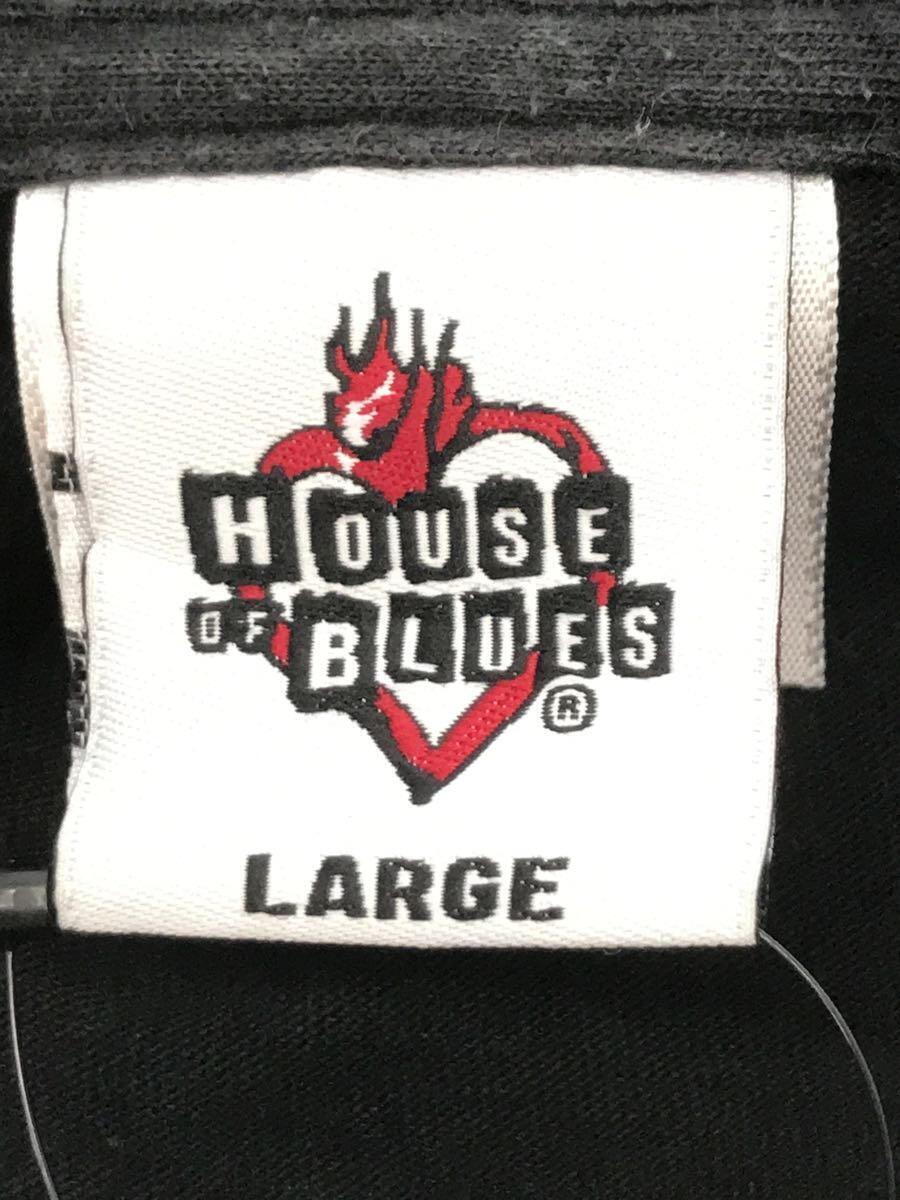 House of Blues◆Tシャツ/L/コットン/BLK_画像3