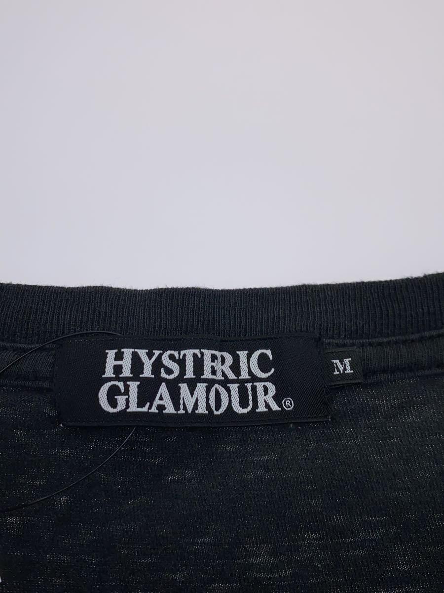 HYSTERIC GLAMOUR◆Tシャツ/M/コットン/ブラック_画像3