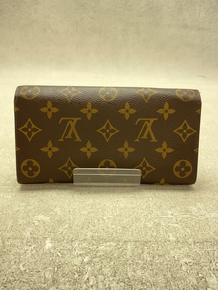 LOUIS VUITTON◆3)ポシェット・ポルト・モネ・クレディ_モノグラム・キャンバス_BRW/PVC/BRW/総柄/レディース_画像2