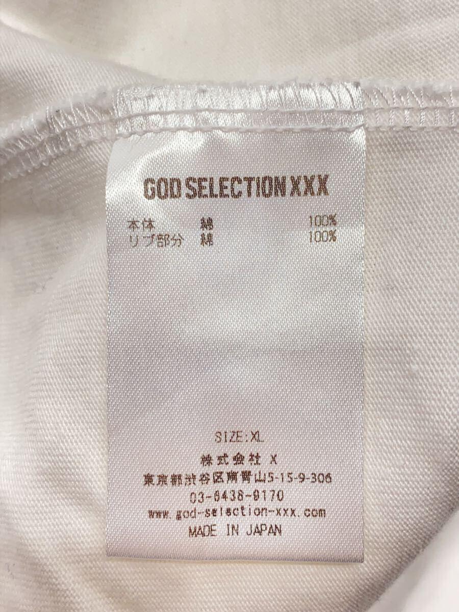 GOD SELECTION XXX◆Tシャツ/XL/コットン/WHT/プリント/GX-S22-OPST-03_画像4