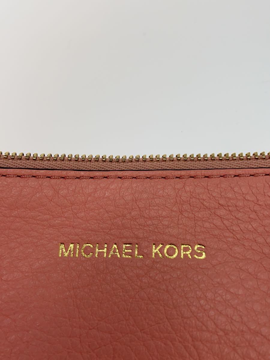 MICHAEL KORS◆トートバッグ/レザー/RED_画像5