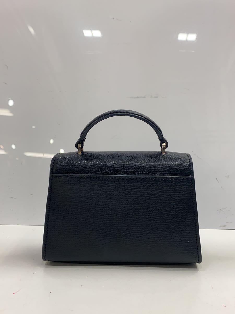 kate spade new york◆ショルダーバッグ/レザー/BLK_画像3