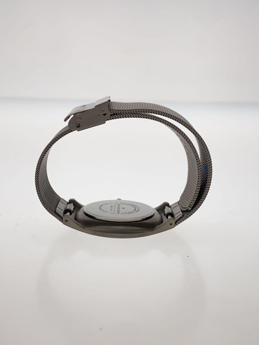 SKAGEN◆クォーツ腕時計/アナログ/ステンレス/GRY/233XLTTMO_画像5