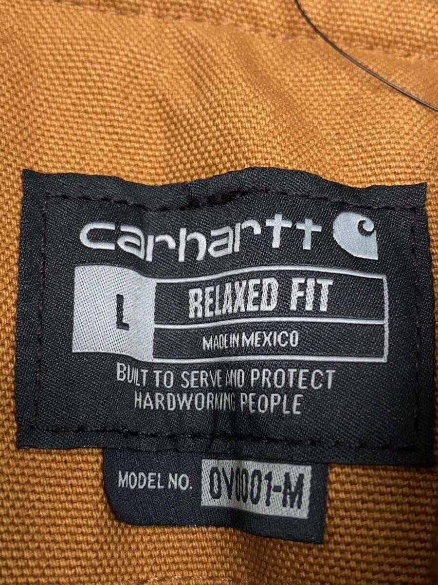 Carhartt◆ベスト/XL/コットン/BRW/V01-BRN_画像3