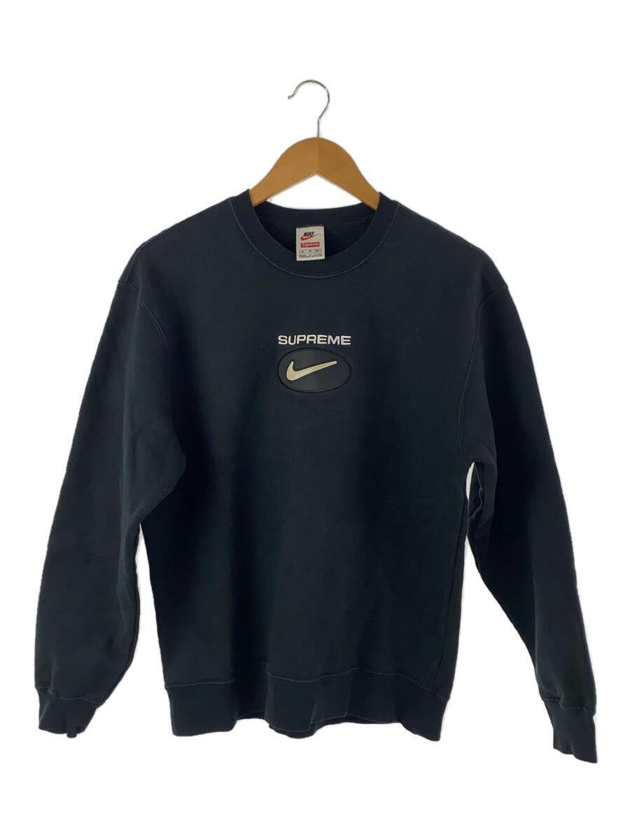 Supreme◆スウェット/S/コットン/BLK/CW9699-01020AW/NIKE Jewel Crewneck_画像1