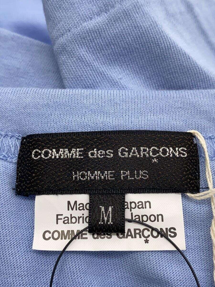 COMME des GARCONS HOMME PLUS◆23SS/Tシャツ/M/コットン/BLU/無地/PK-T007_画像3