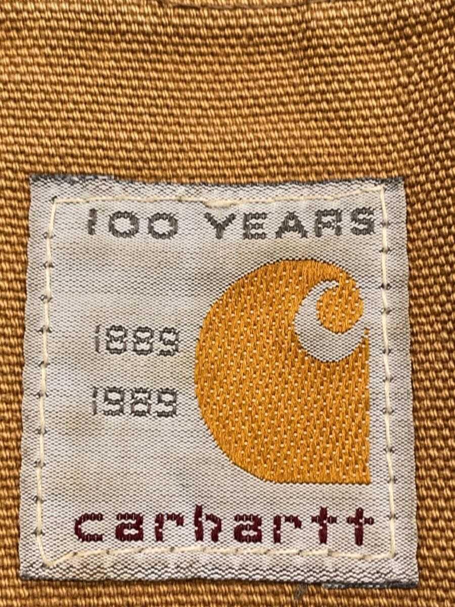 Carhartt◆カバーオール/-/コットン/CML/100周年/ミシガンチョアコート/裏地ブランケット/80s～_画像3