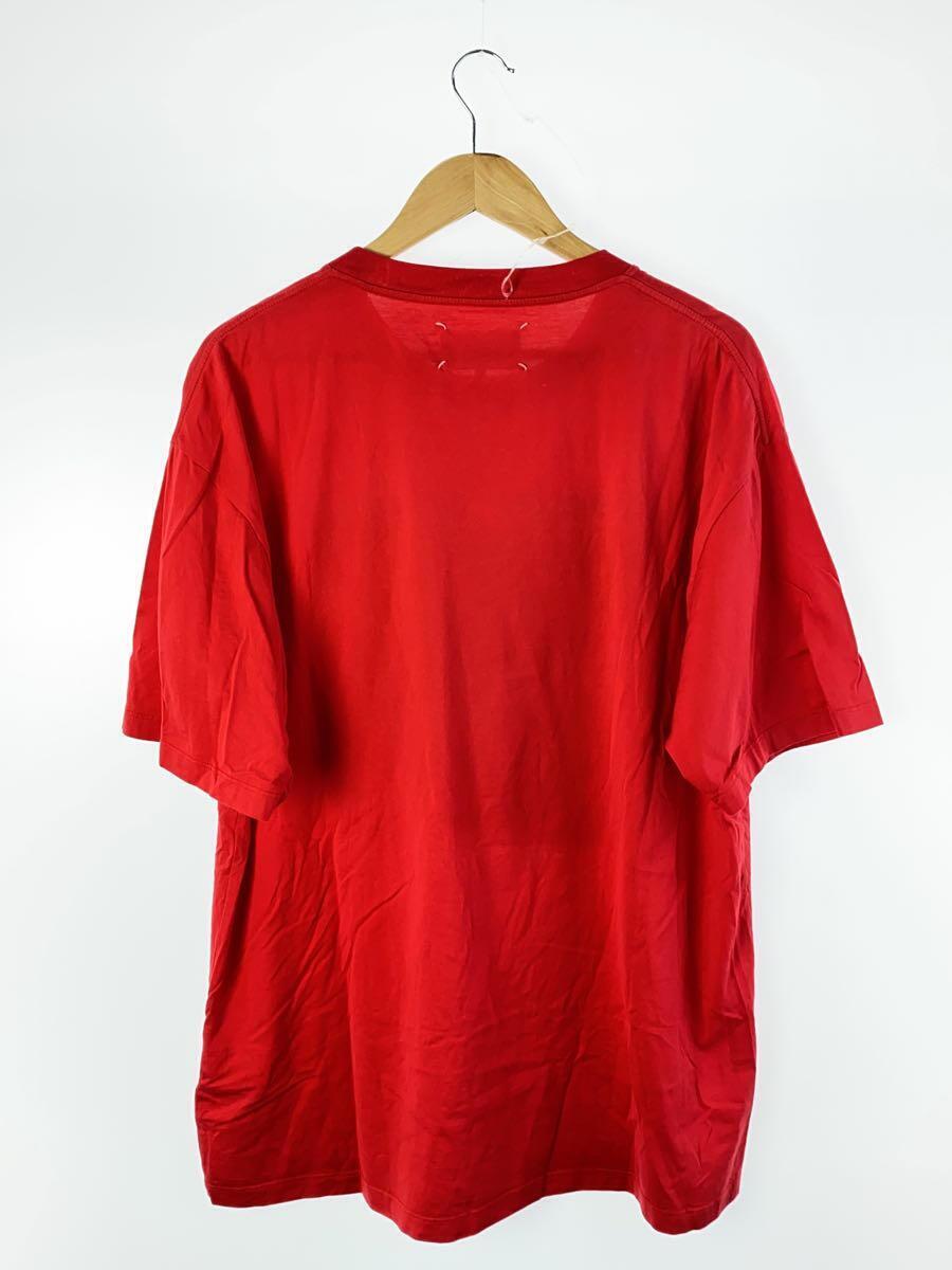 Maison Margiela◆17AW/スプレープリント/Tシャツ/48/コットン/RED_画像2