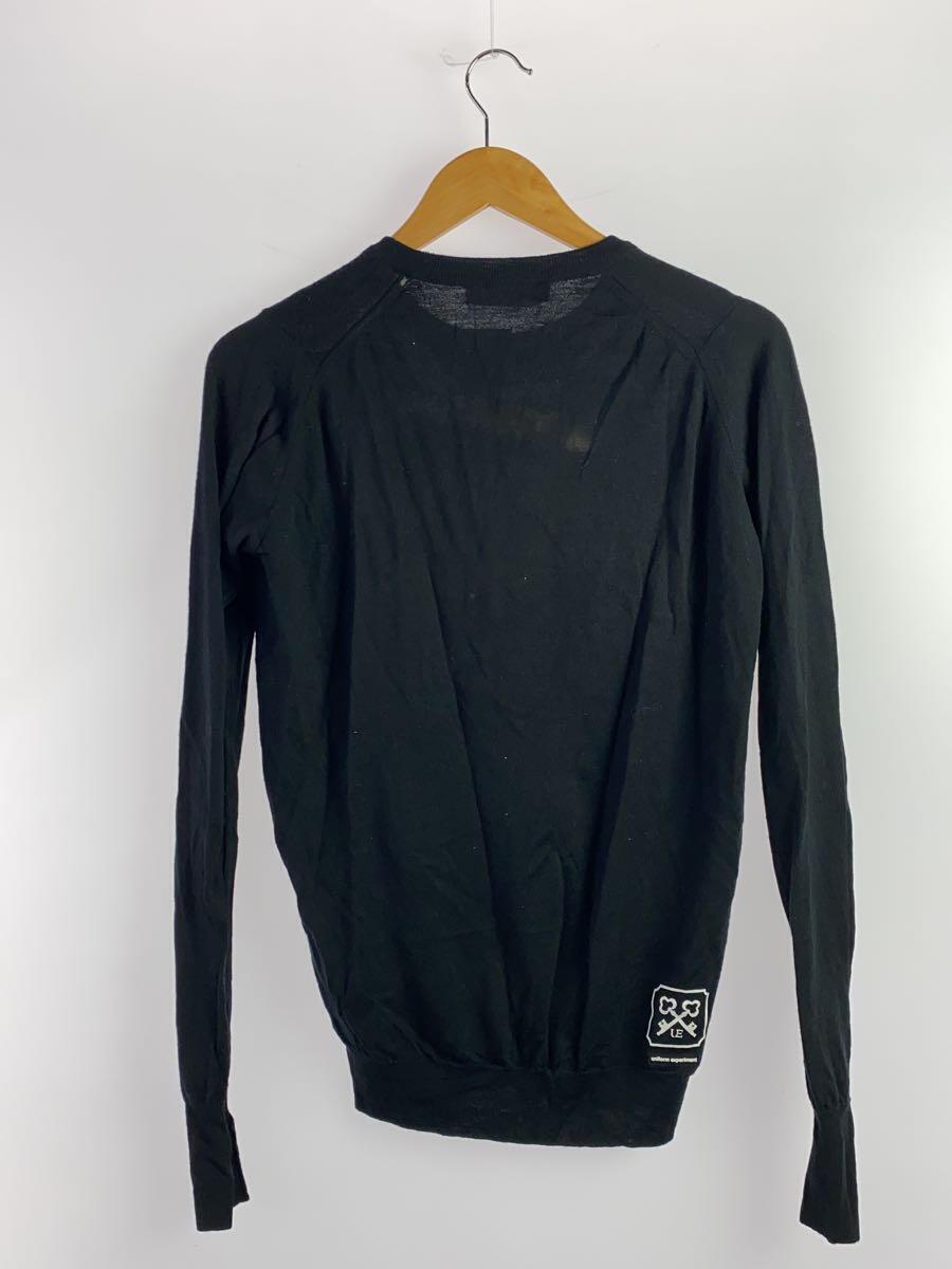 uniform experiment◆セーター(薄手)/1/ウール/BLK/UE-89061_画像2