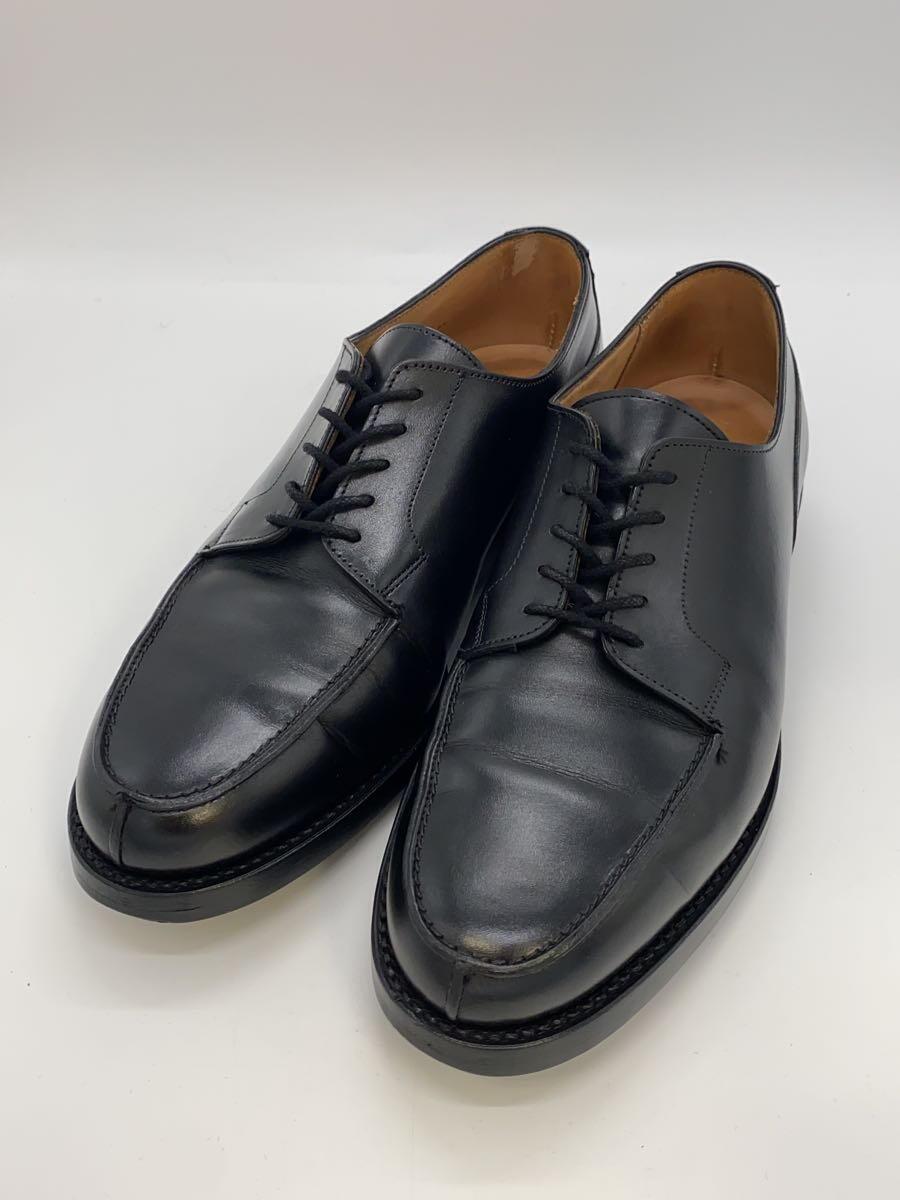 CROCKETT&JONES◆ドレスシューズ/US7.5/BLK/レザー/29262_画像2